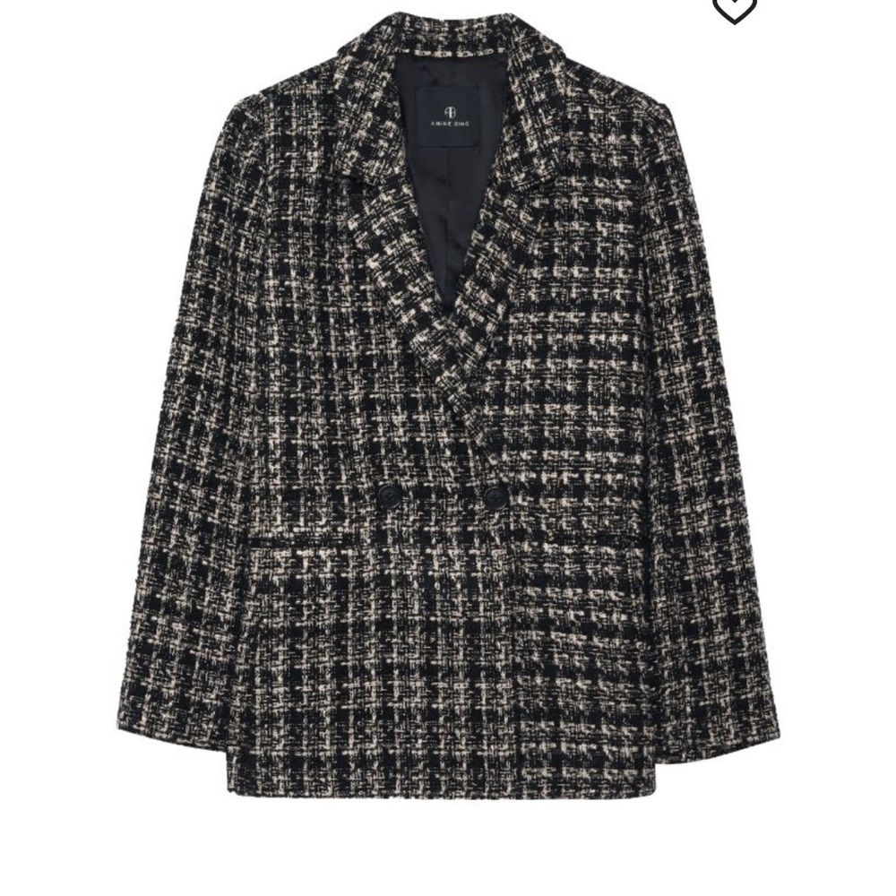 Anine bing tweed blazer